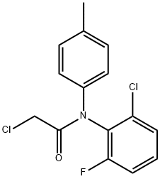 2-氯-N-(2-氯-6-氟苯基)-N-对甲苯乙酰胺,332903-78-3,结构式