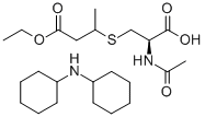 N-Acetyl-S-(2-ethoxycarbonylethyl-1-methyl)-L-cysteine, Dicyclohexylammonium Salt, 33297-48-2, 结构式