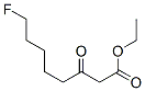 8-Fluoro-3-oxooctanoic acid ethyl ester Struktur