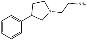 2-(3-PHENYL-PYRROLIDIN-1-YL)-ETHYLAMINE, 33304-29-9, 结构式