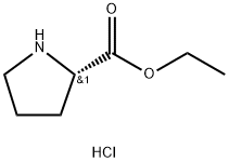 L-PROLINE ETHYL ESTER HYDROCHLORIDE, 33305-75-8, 结构式