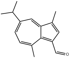 5-ISOPROPYL-3,8-DIMETHYLAZULENE-1-CARBALDEHYDE Struktur