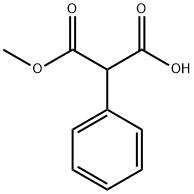 3-甲氧基-3-氧代-2-苯丙酸 结构式