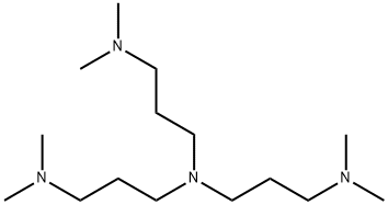 3,3',3''-ニトリロトリス(N,N-ジメチル-1-プロパンアミン) 化学構造式
