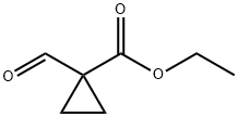 1-甲酰基环丙烷-1-甲酸乙酯 结构式