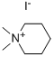 1,1-ジメチルピペリジニウム・ヨージド 化学構造式