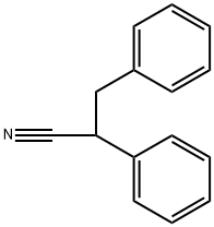 2,3-diphenylpropiononitrile Structure
