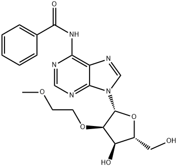 N6-Benzoyl-2'-O-Methoxyethyladdenosine Structure