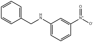 N-ベンジル-3-ニトロアニリン 化学構造式