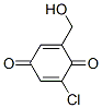2,5-Cyclohexadiene-1,4-dione,  2-chloro-6-(hydroxymethyl)- Struktur