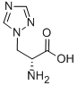 1H-1,2,4-Triazole-1-propanoicacid,alpha-amino-,(alphaR)-(9CI) Structure