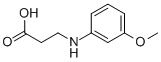3-[(3-methoxyphenyl)amino]propanoic acid Structure