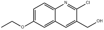 2-CHLORO-6-ETHOXYQUINOLINE-3-METHANOL Structure
