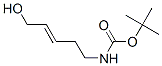 Carbamic acid, [(3E)-5-hydroxy-3-pentenyl]-, 1,1-dimethylethyl ester (9CI) Struktur