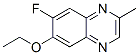 Quinoxaline, 6-ethoxy-7-fluoro-2-methyl- (9CI) Structure