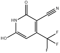 3-CYANO-2,6-DIHYDROXY-4-(TRIFLUOROMETHYL)PYRIDINE Structure