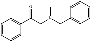 2,-(N-甲基卞胺基)-3-羟基苯乙酮 结构式