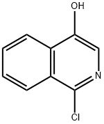 1-CHLORO-4-HYDROXYISOQUINOLINE  化学構造式