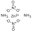 diamminebis(nitrato-O,O')zinc Struktur