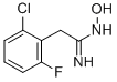 2-(2-CHLORO-6-FLUORO-PHENYL)-N-HYDROXY-ACETAMIDINE Structure