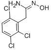 BENZENEETHANIMIDAMIDE,2,3,6-TRICHLORO-N-HYDROXY- 化学構造式