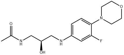 N-[(2R)-3-[[3-氟-4-（4-吗啉基）苯基]氨基]-2-羟丙基]乙酰胺