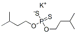 potassium O,O'-diisopentyl dithiophosphate Struktur