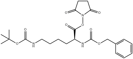 N-苄氧羰基-N\'-叔丁氧羰基-L-赖氨酸琥珀酰亚胺酯,3338-34-9,结构式