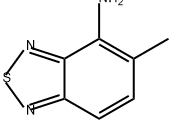 5-メチル-2,1,3-ベンゾチアジアゾール-4-アミン 化学構造式