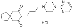 8-[4-[4-(2-Pyrimidinyl)-1-piperazinyl]butyl]-8-azaspiro[4.5]decan-7,9-dionmonohydrochlorid
