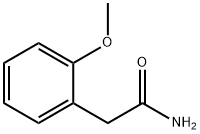 2-メトキシベンゼンアセトアミド 化学構造式