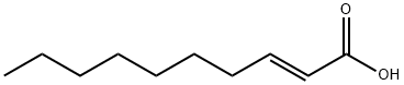 TRANS-2-DECENOIC ACID Structure