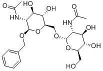 BENZYL 2-ACETAMIDO-6-O-(2-ACETAMIDO-2-DE OXY-B-D- 结构式
