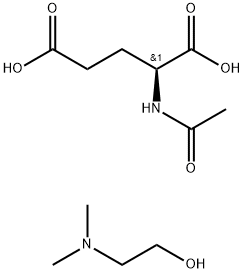deanol aceglumate,3342-61-8,结构式