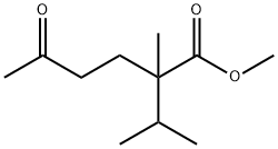 2-甲基-2-异丙基-5-氧代己酸甲酯 结构式