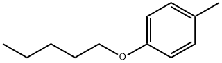 1-メチル-4-(ペンチルオキシ)ベンゼン 化学構造式