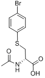 S-(4-bromophenyl)mercapturic acid Struktur