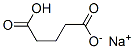 sodium hydrogen glutarate Structure
