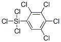trichloro(tetrachlorophenyl)silane Struktur