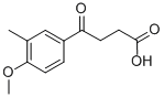 4-(4-METHOXY-3-METHYL-PHENYL)-4-OXO-BUTYRIC ACID Structure