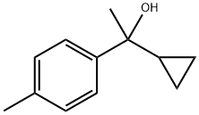 alpha-cyclopropyl-alpha-4-dimethylbenzyl alcohol 结构式