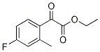 Ethyl 4-fluoro-2-methylbenzoylformate 化学構造式