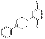 3,6-DICHLORO-4-(4-PHENYL-1-PIPERAZINYL)-PYRIDAZINE Struktur