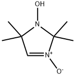 1-HYDROXY-2,2,5,5-TETRAMETHYL-3-IMIDAZOLINE 3-OXIDE 结构式