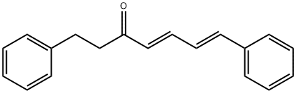 (4E,6E)-1,7-Diphenyl-4,6-heptadien-3-one Structure