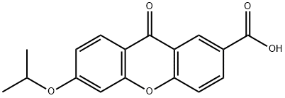 6-ISOPROPOXY-9-XANTHONE-2-CARBOXYLIC ACID Structure