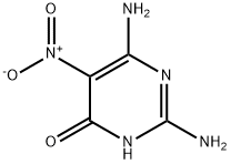 2,4-Diamino-6-hydroxy-5-nitropyrimidine Struktur