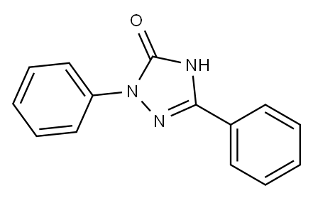 2,5-Diphenyl-3,4-dihydro-2H-1,2,4-triazole-3-one 结构式