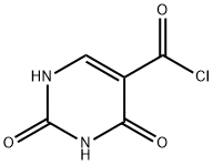5-Pyrimidinecarbonyl chloride, 1,2,3,4-tetrahydro-2,4-dioxo- (7CI,8CI,9CI) Struktur