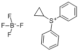 シクロプロピルジフェニルスルホニウムテトラフルオロボラート 化学構造式